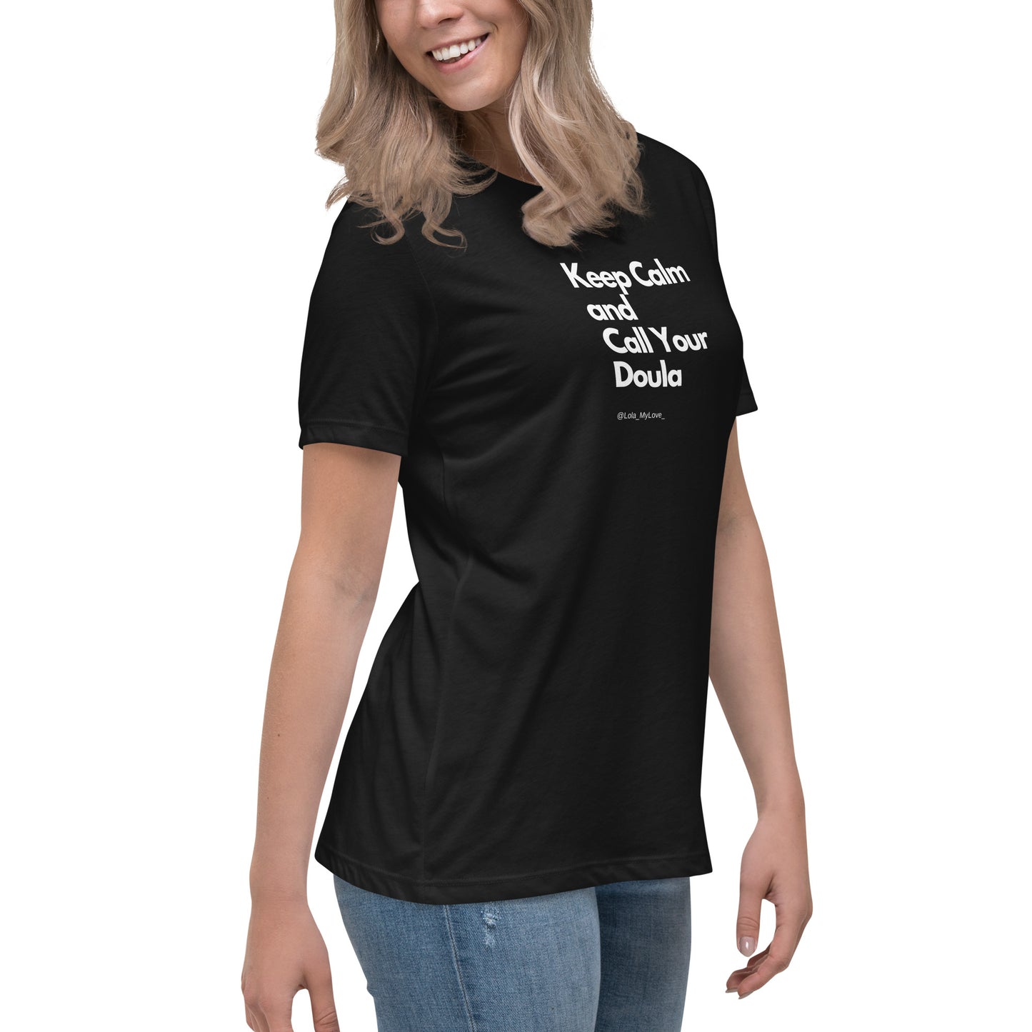 Women’s Relaxed T-Shirt – Empowering Doulas, Every Day