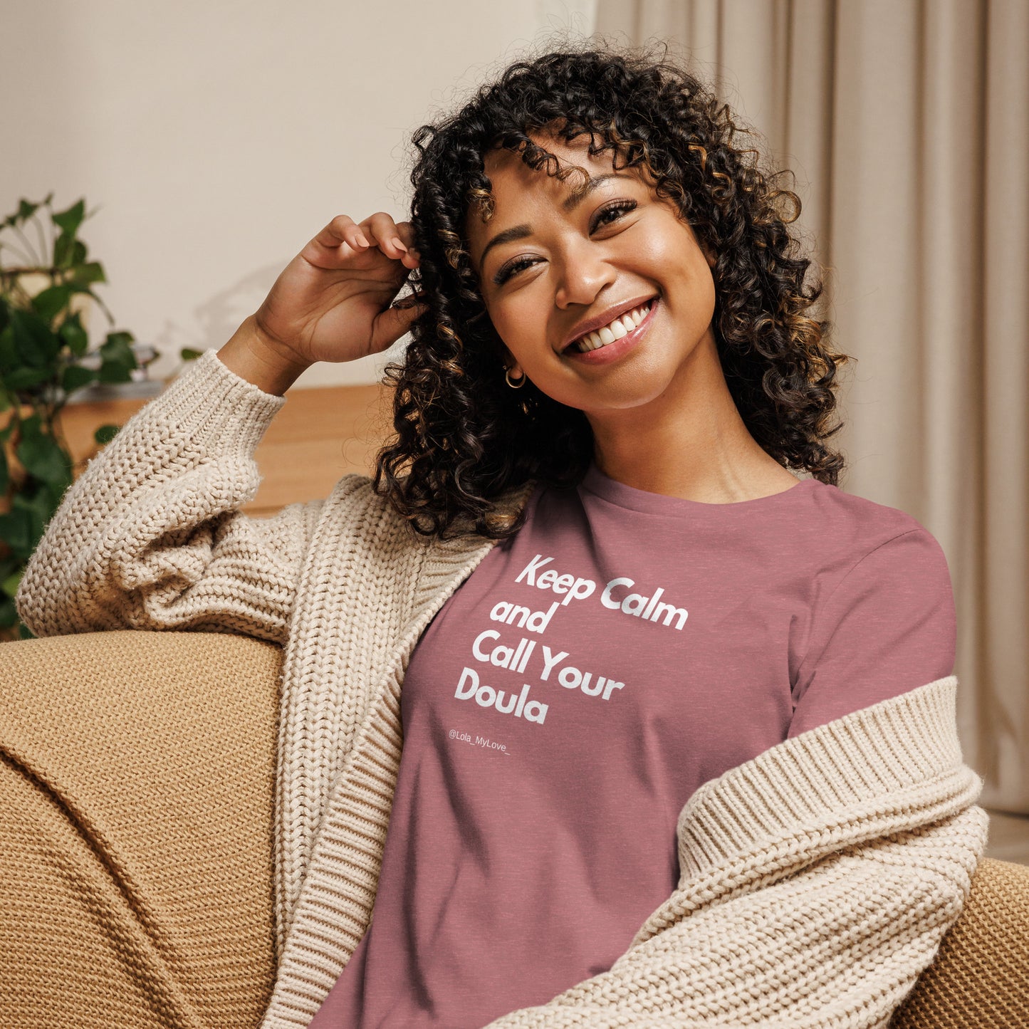 Women’s Relaxed T-Shirt – Empowering Doulas, Every Day