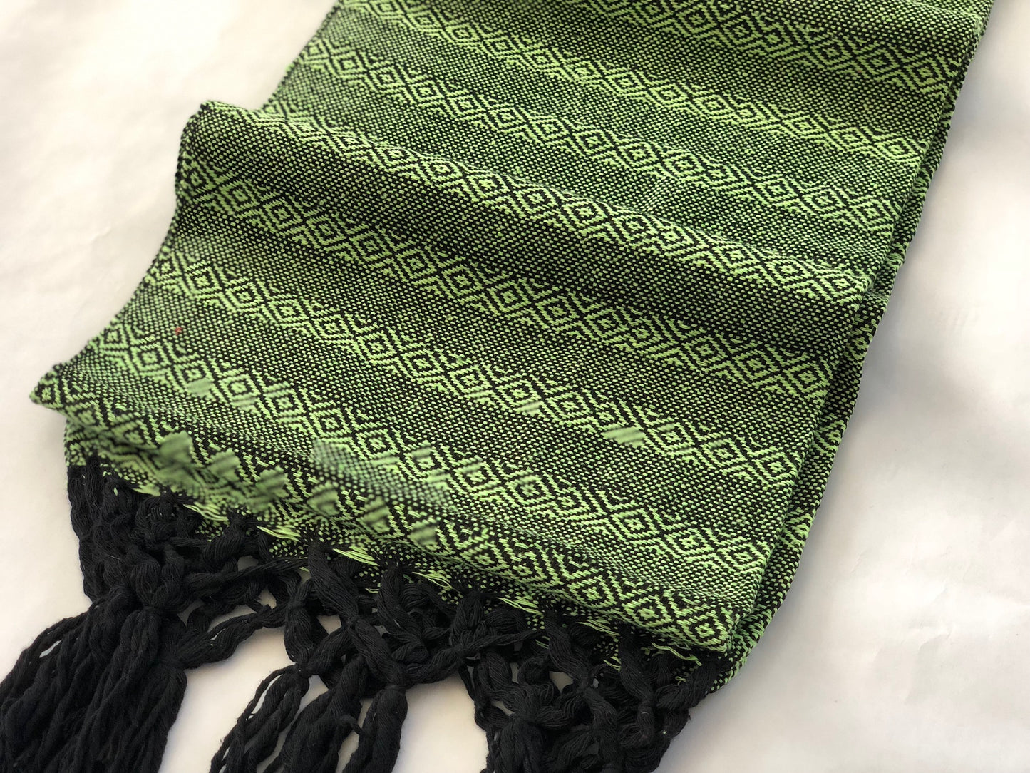 Mexican Rebozo Shawl - Neon Nights - Lola My Love