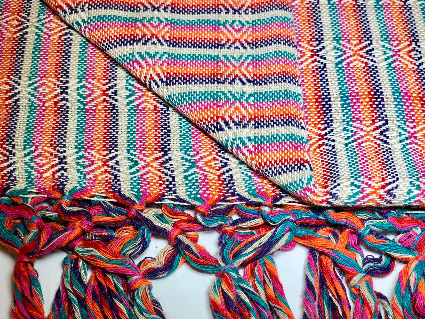 Mexican Rebozo Shawl - Sparkling Happiness - Lola My Love