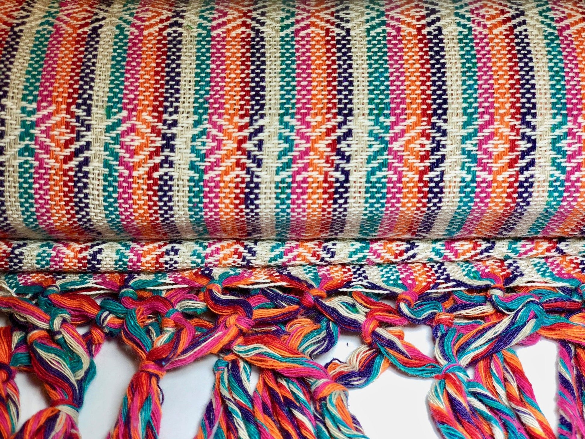 Mexican Rebozo Shawl - Sparkling Happiness - Lola My Love