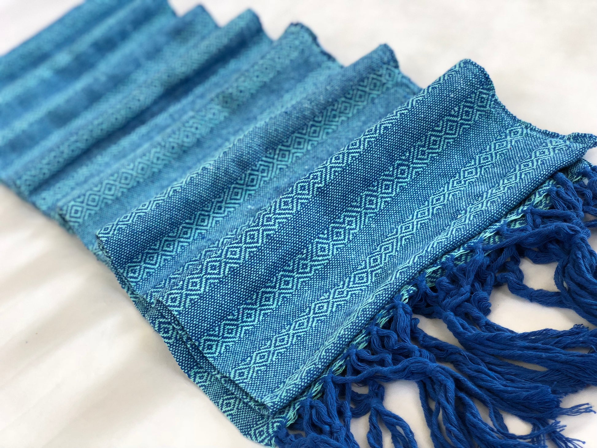 Mexican Rebozo Shawl - Spring Waterfall - Lola My Love