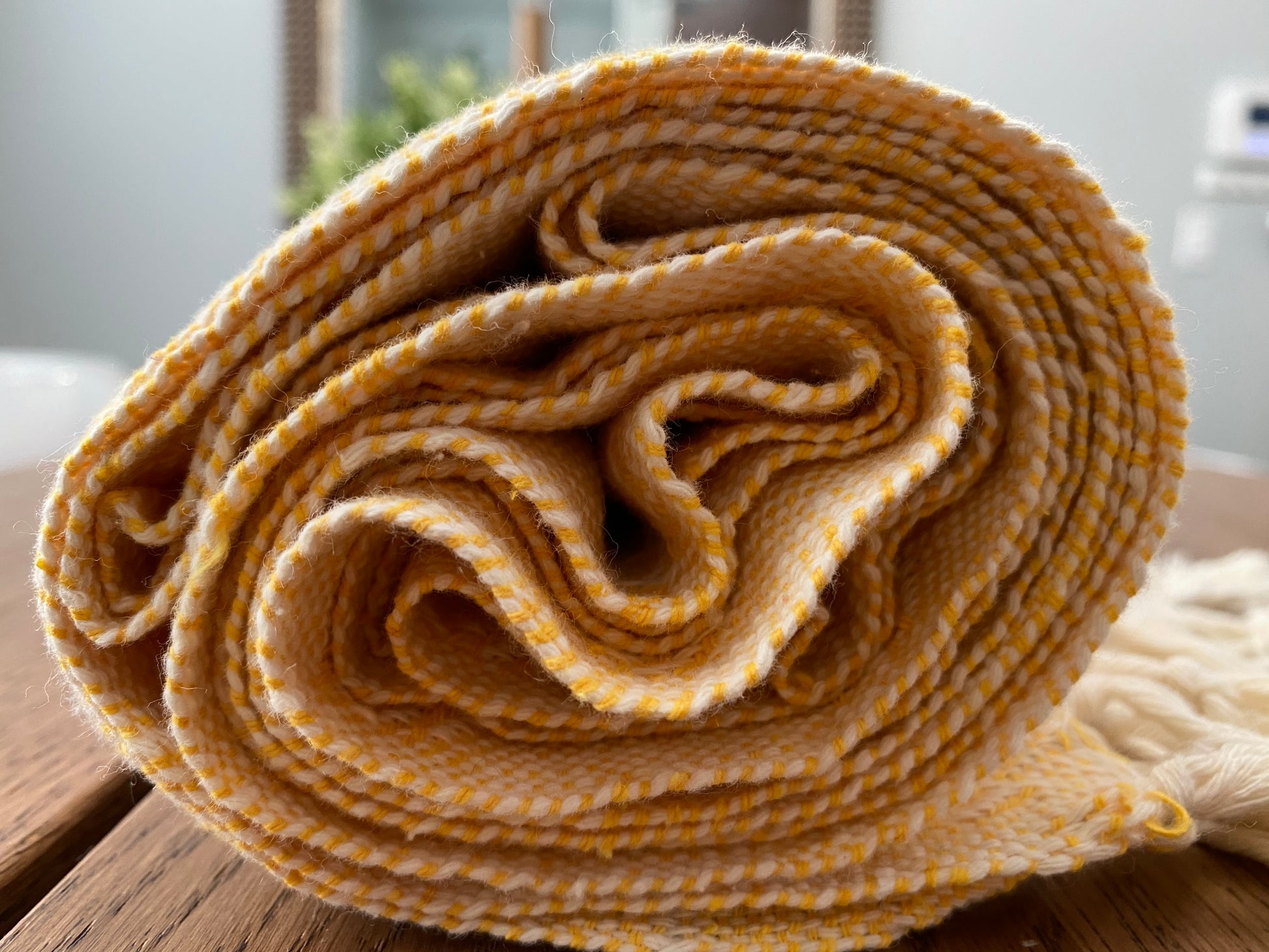 Mexican Rebozo Shawl -Sweet Mango - Rebozo Shop Lola My Love