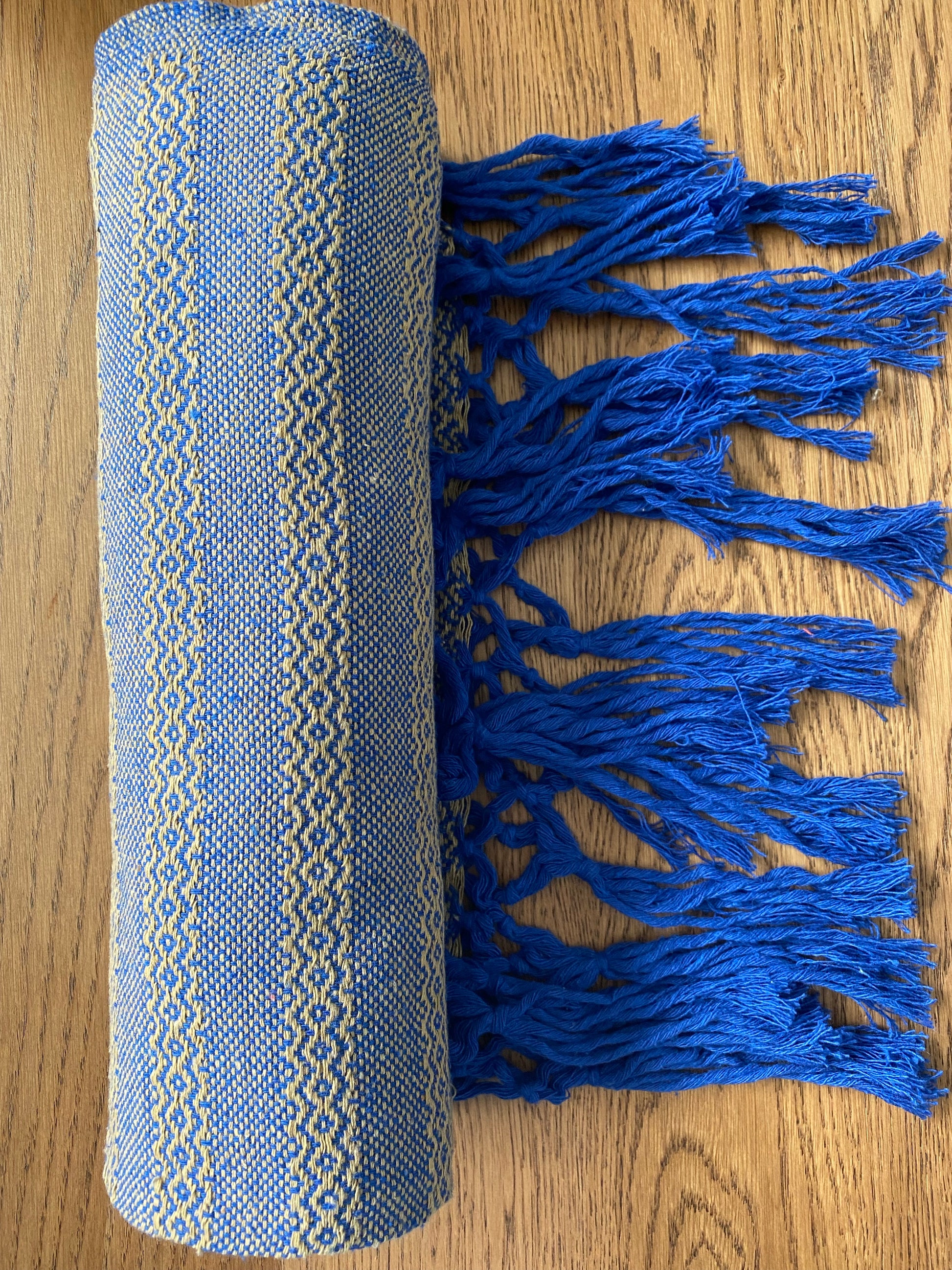 Mexican Rebozo Shawl - Peaceful Thinking - Lola My Love