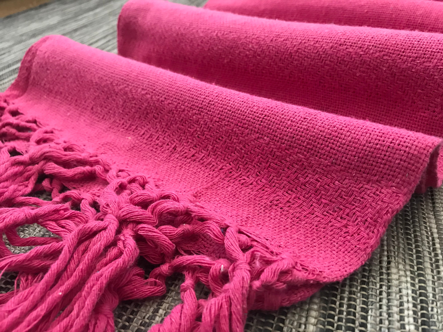 Mexican Rebozo Shawl - Sweet Pink - Lola My Love