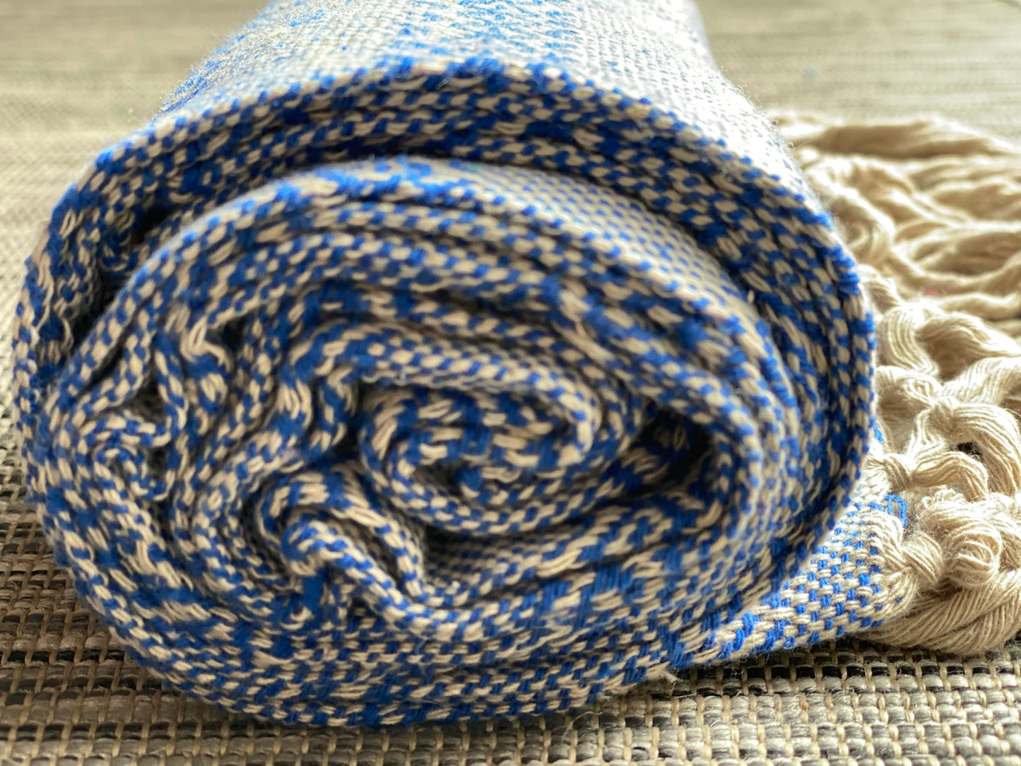 Mexican Rebozo Shawl - Blue Yute Mexicano - Rebozo Shop Lola My Love