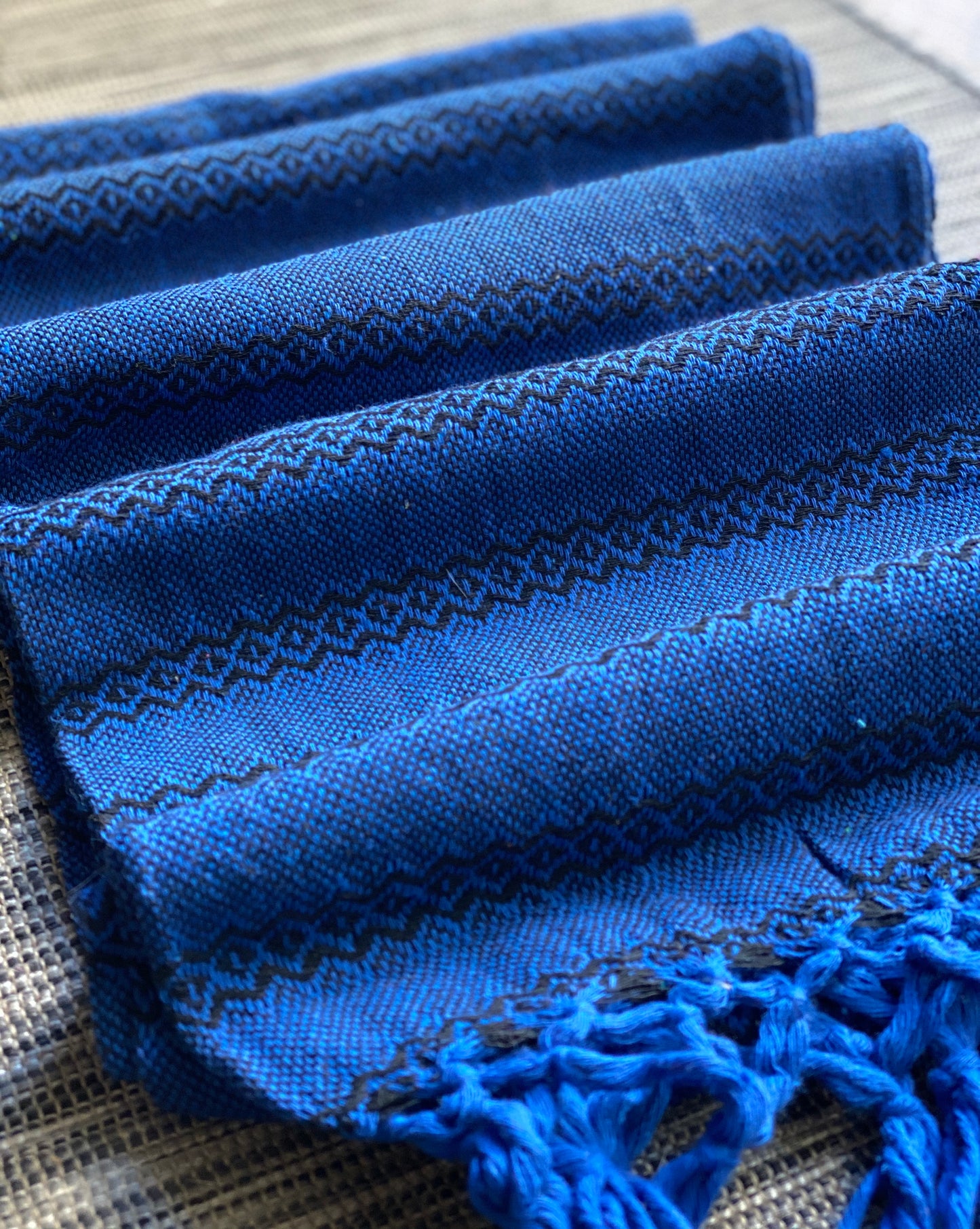 Mexican Rebozo Shawl - Blue Kiss - Rebozo Shop Lola My Love
