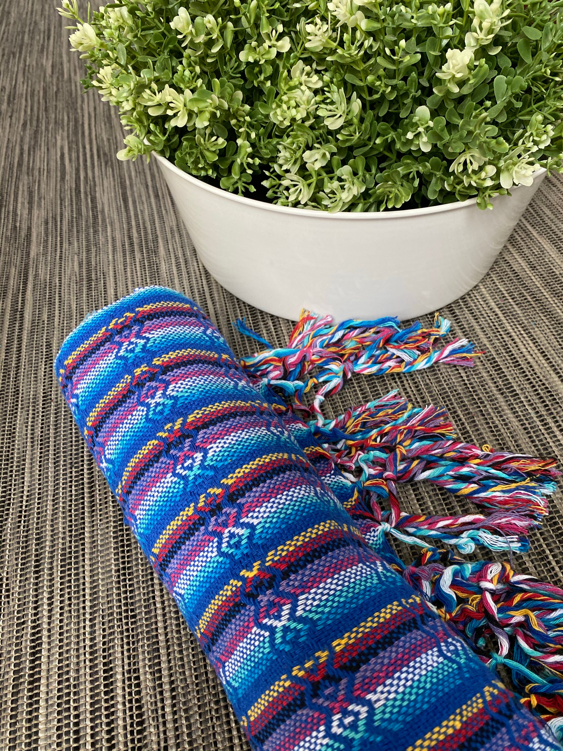 Mexican Rebozo Shawl - Heaven Rainbow - Rebozo Shop Lola My Love