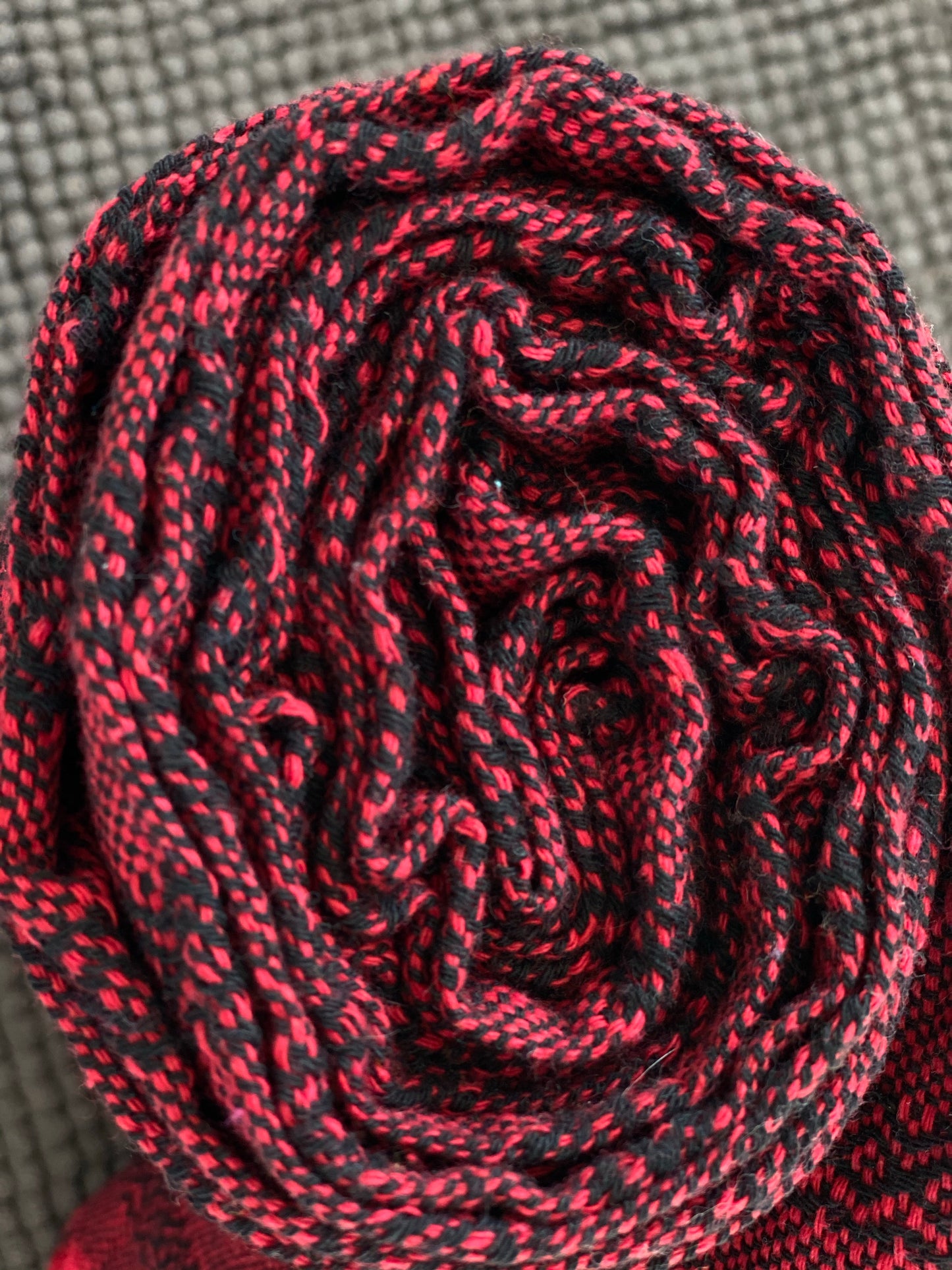 XL Baby Carrier (Fular) Mexican Rebozo Shawl -Cherry Fields - Rebozo Shop Lola My Love