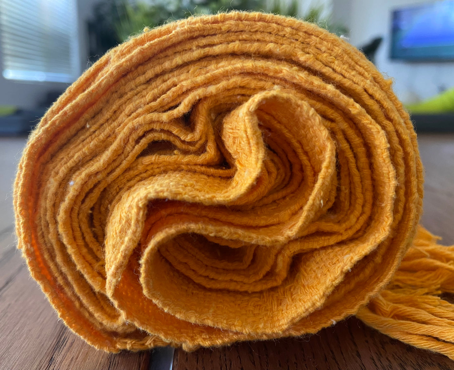 Mexican Cotton Rebozo & Baby Wrap - Honey Mustard