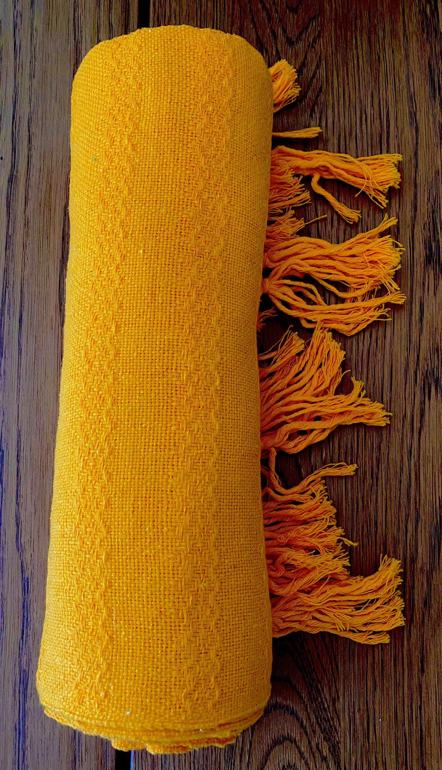 Mexican Cotton Rebozo & Baby Wrap - Honey Mustard