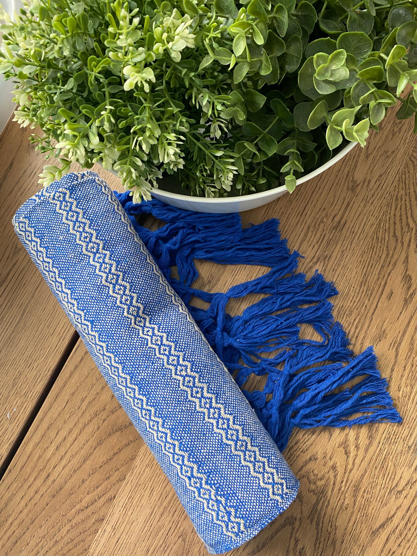 Mexican Rebozo Shawl - Peaceful Thinking - Lola My Love