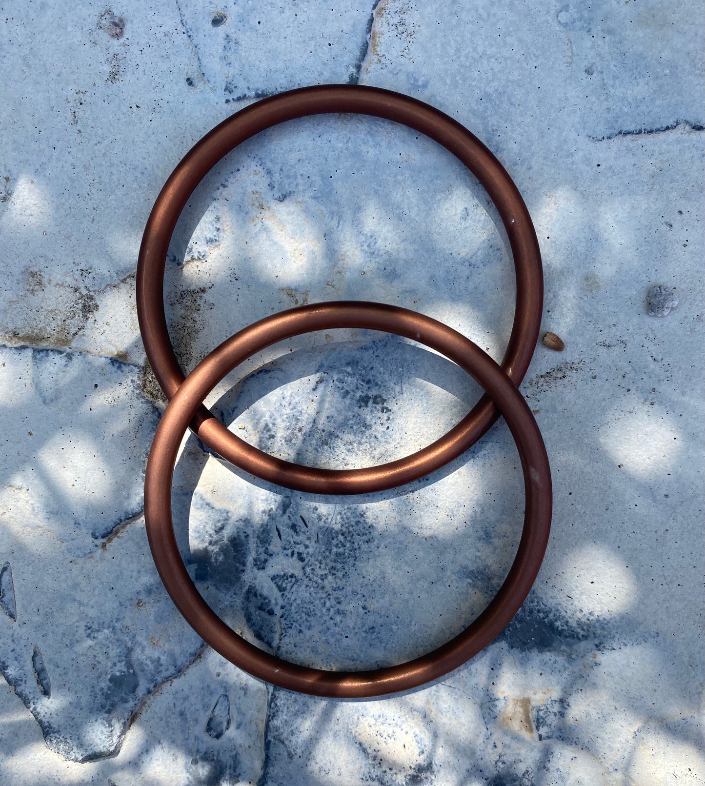 Large Aluminum Sling Ring- Bronze - Rebozo Shop Lola My Love