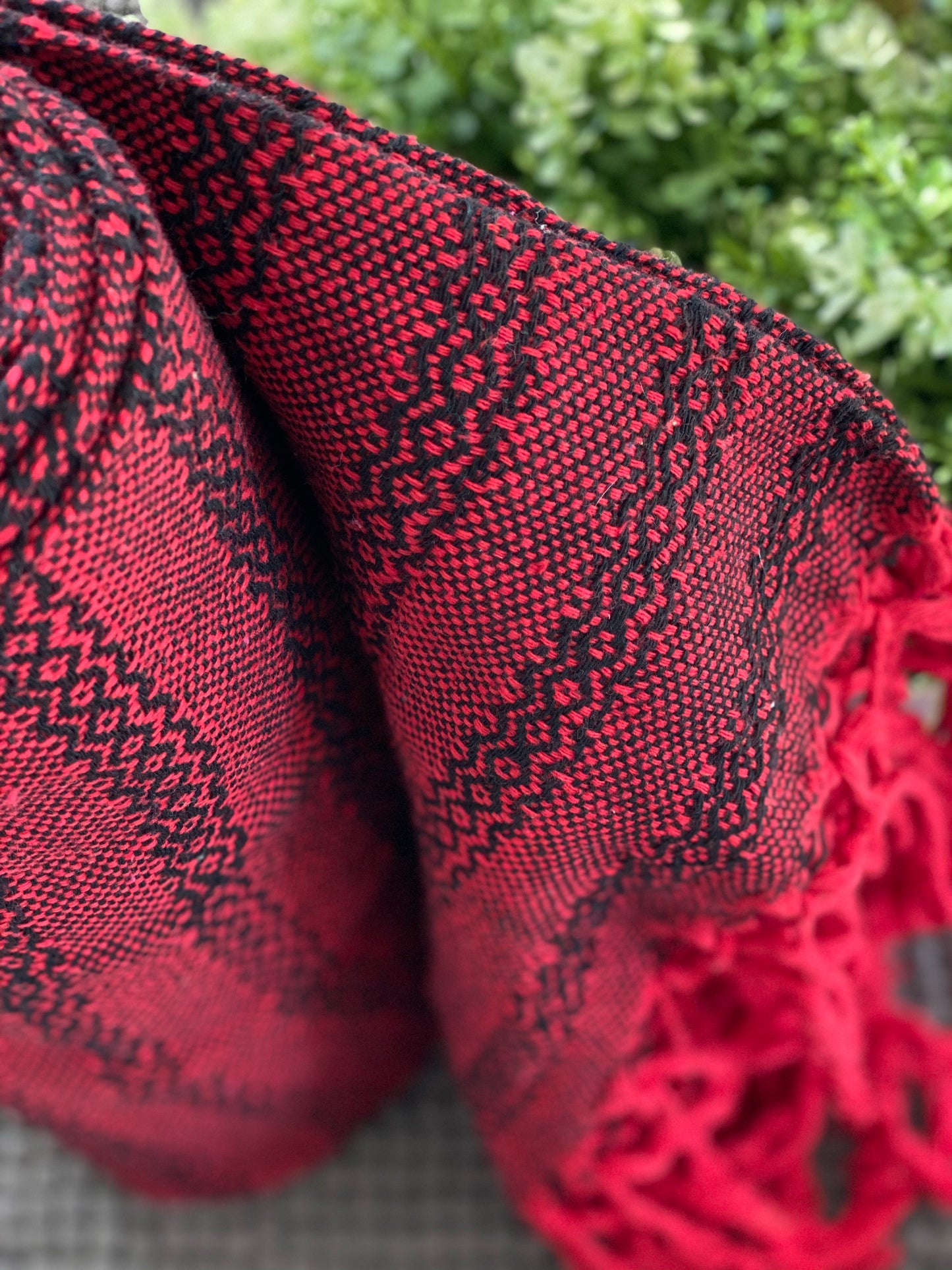 XL Baby Carrier (Fular) Mexican Rebozo Shawl -Cherry Fields - Rebozo Shop Lola My Love