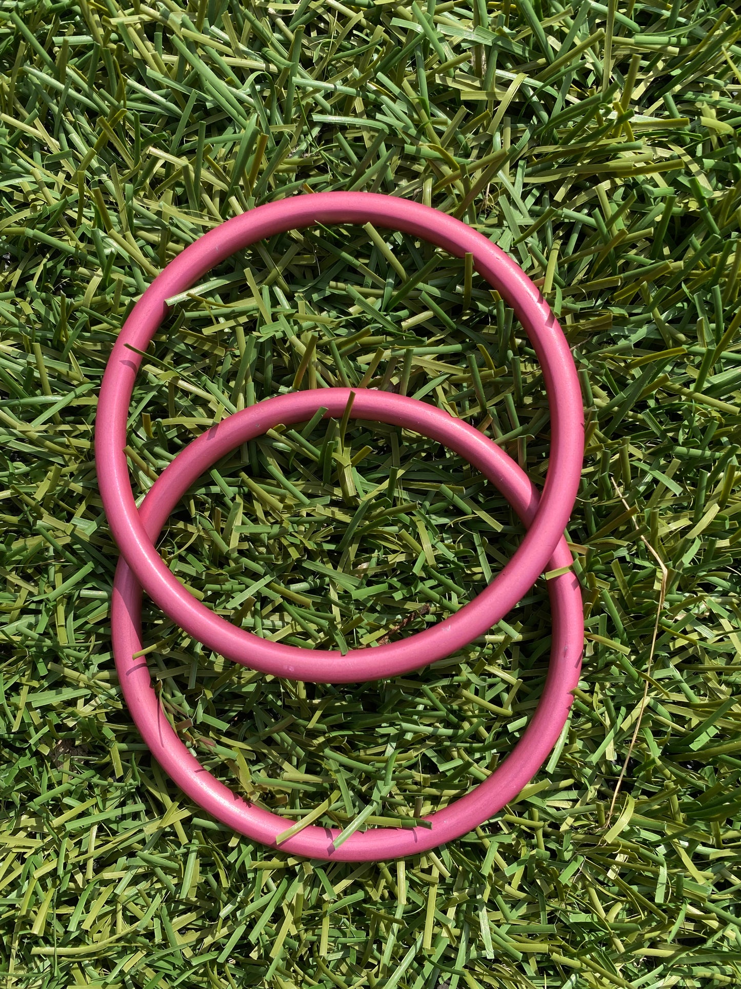 Large Aluminum Sling Ring- Flamingo Pink
