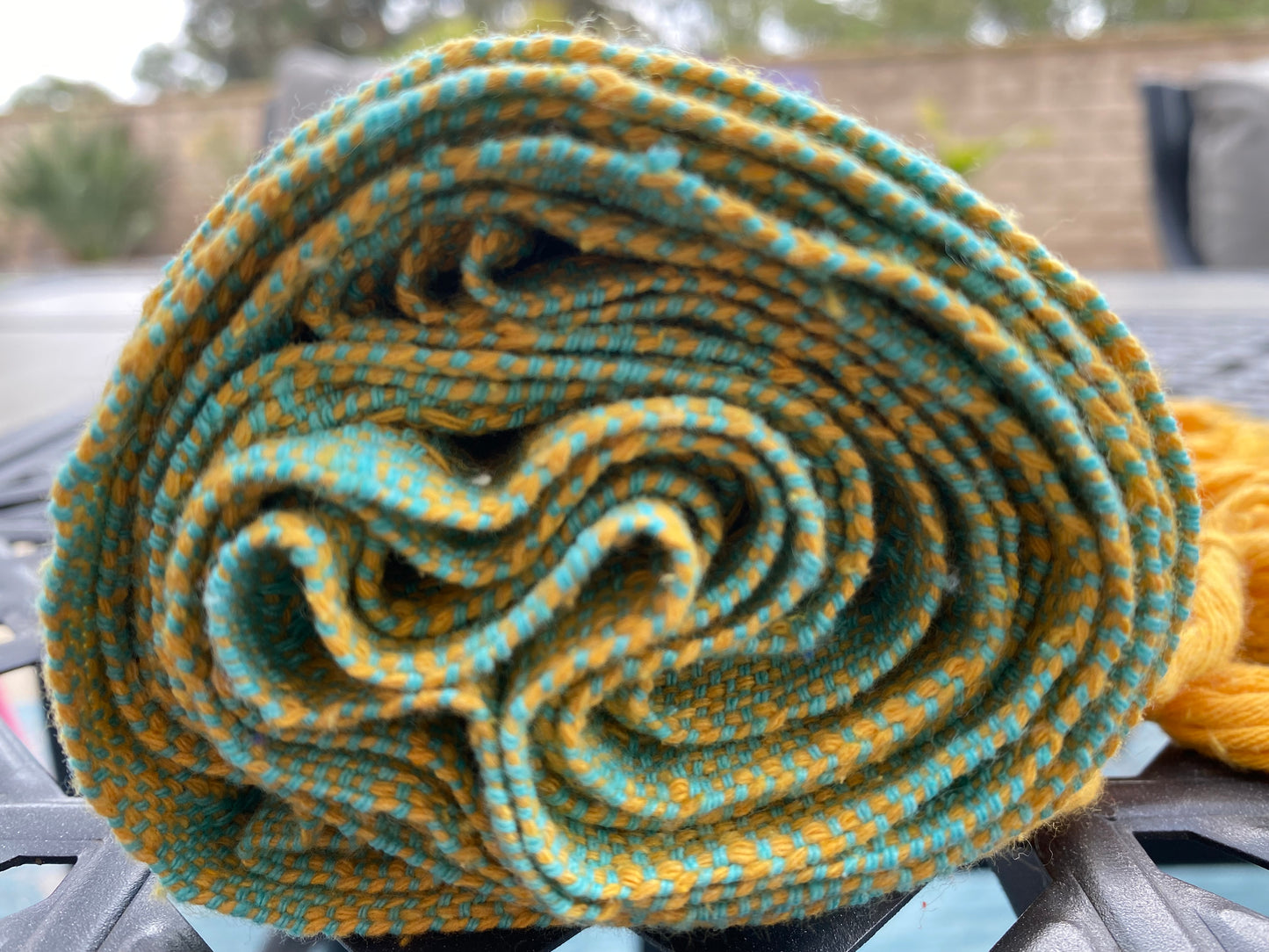 Mexican Cotton Rebozo & Baby Wrap - Aqua Sun