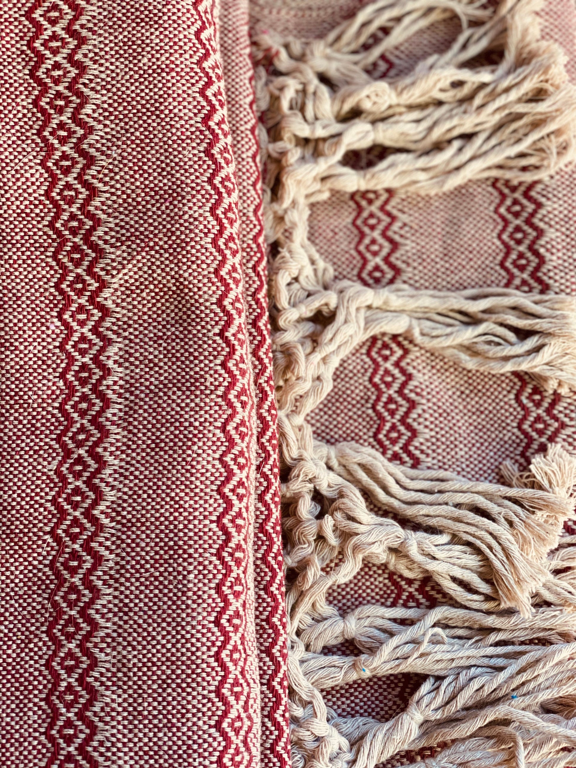 Mexican Rebozo Shawl - Terracota Yute Mexicano - Rebozo Shop Lola My Love