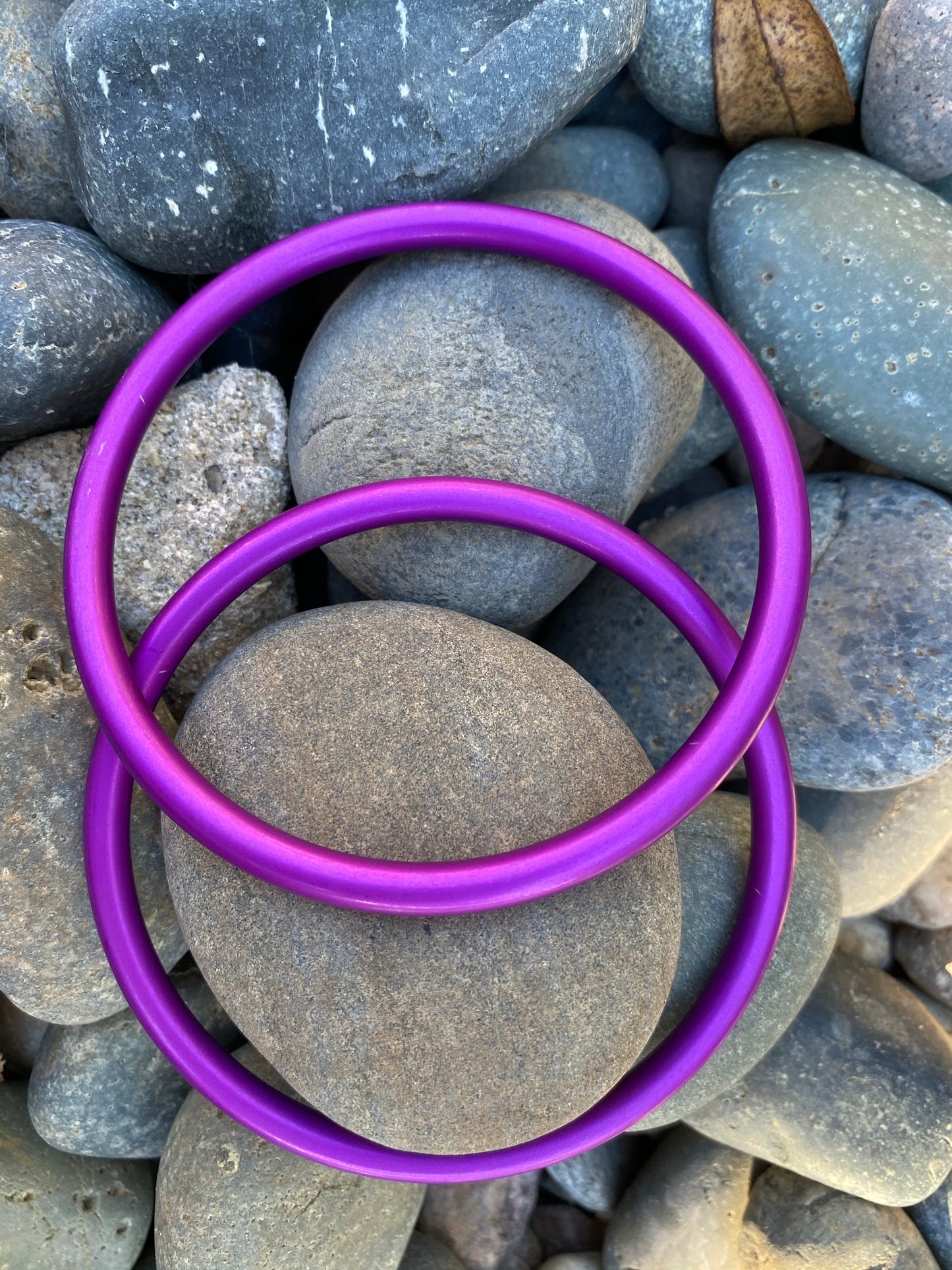 Large Aluminum Sling Ring - Purple Rebozo Shop Lola My Love