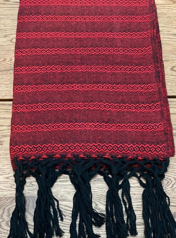 Mexican Rebozo Shawl - Heartbeats - Lola My Love