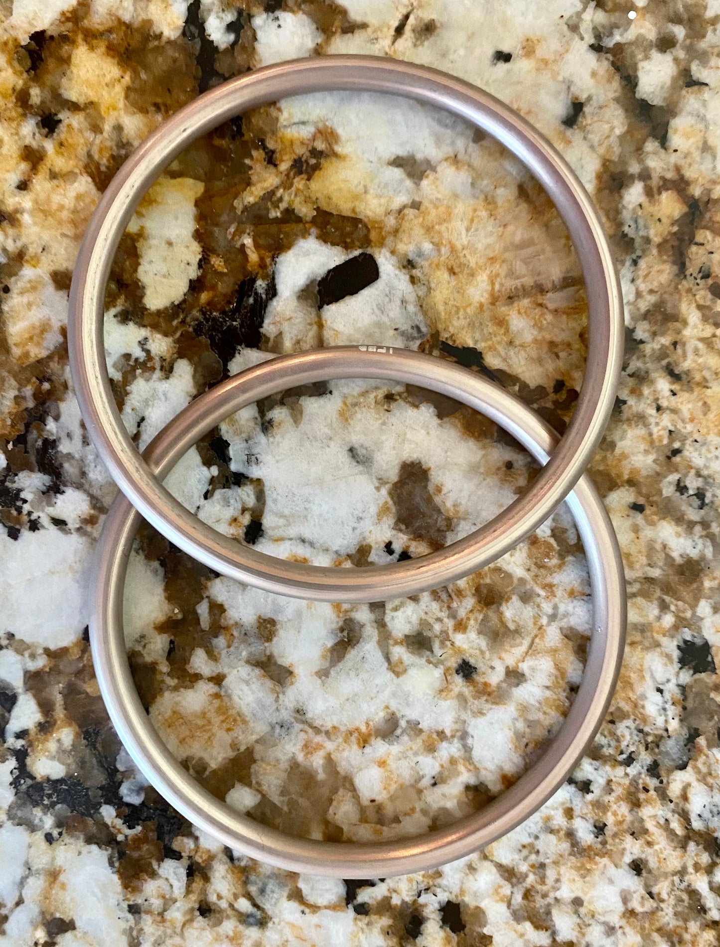 Hand Buffed Large Aluminum Sling Ring- Fair Bronze