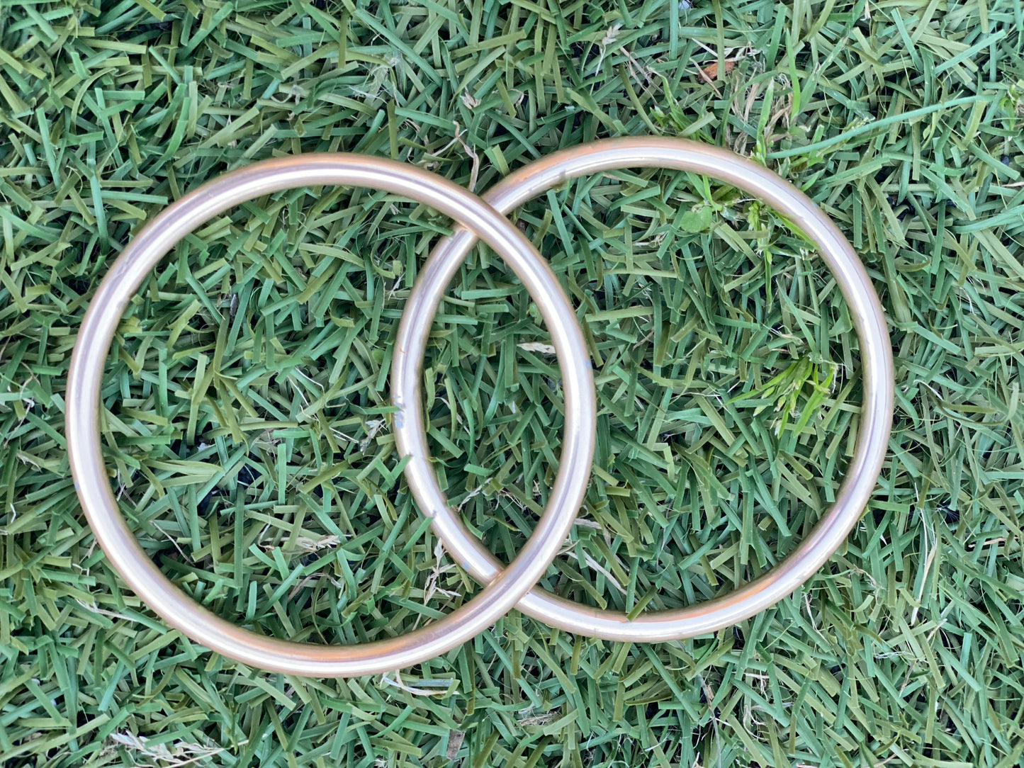 Hand Buffed Large Aluminum Sling Ring- Elite Gold