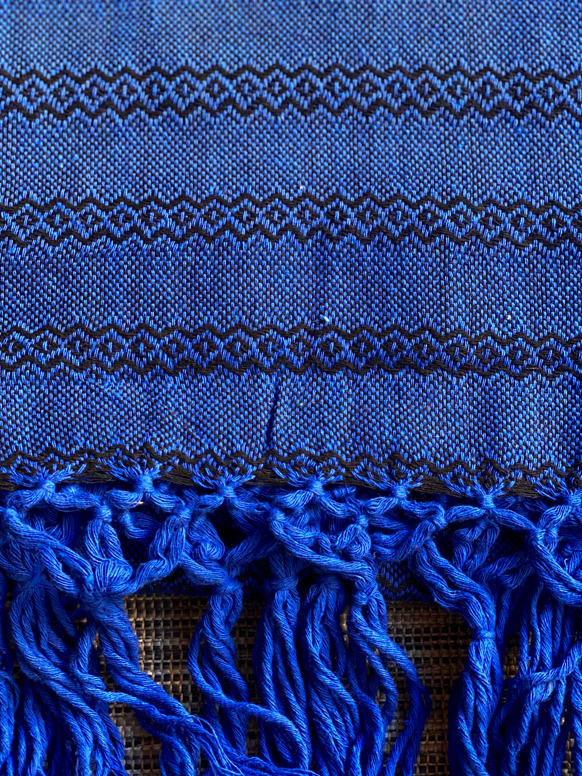 Mexican Rebozo Shawl - Blue Kiss - Rebozo Shop Lola My Love