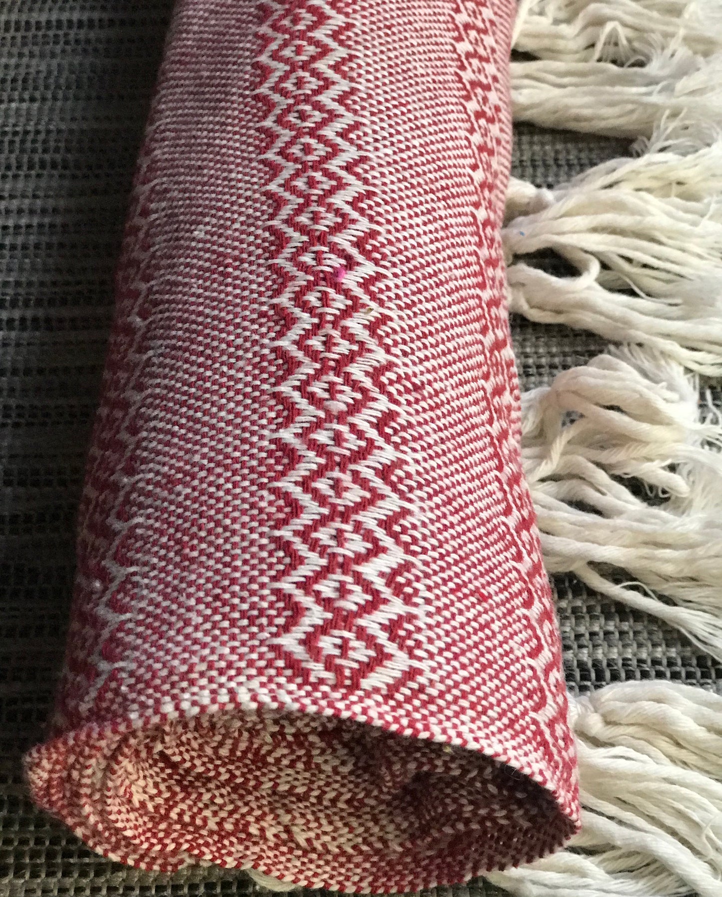 UNIQUE PIECE Mexican Rebozo Shawl - Terracotta My Love - Lola My Love