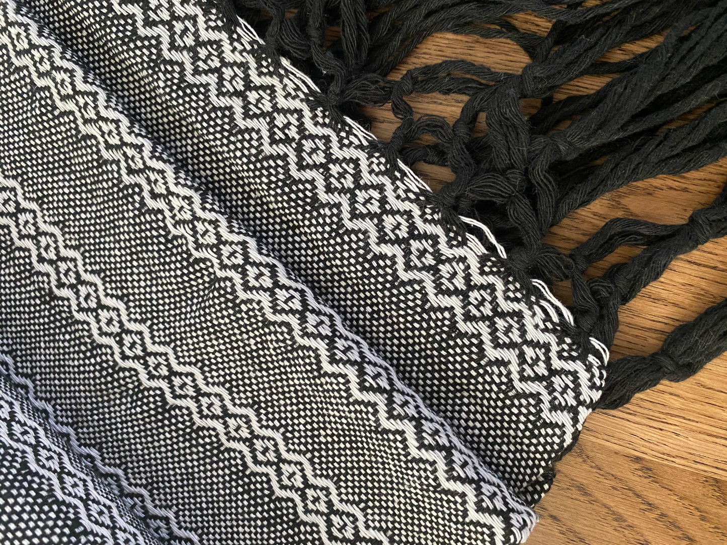 Mexican Rebozo Shawl - Ying Yang - Lola My Love