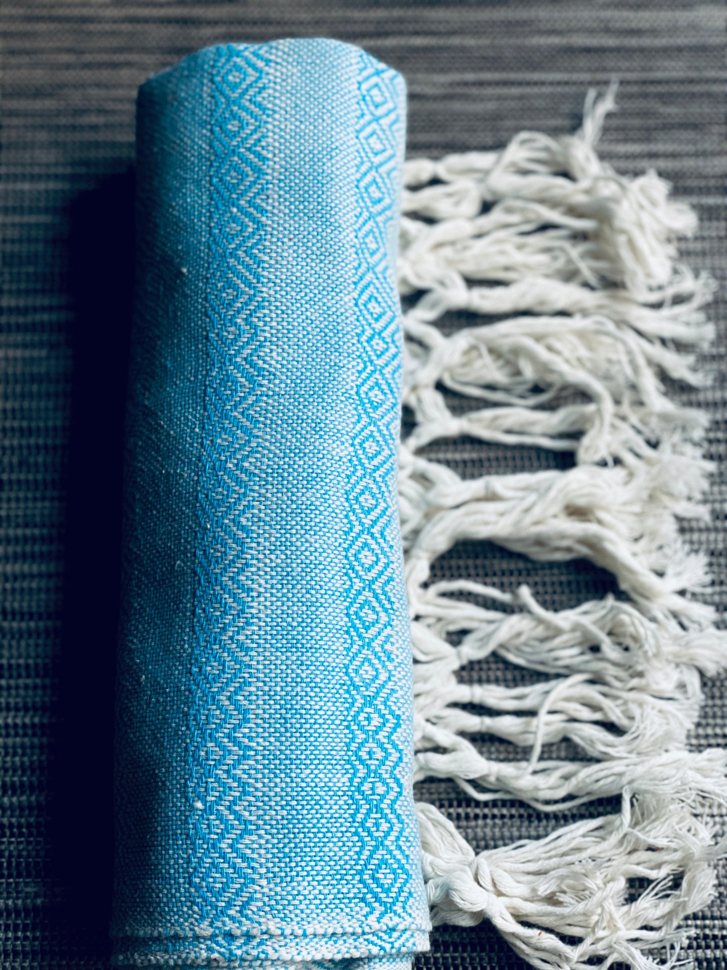 Mexican Rebozo Shawl - Blue Bliss - Rebozo Shop Lola My Love