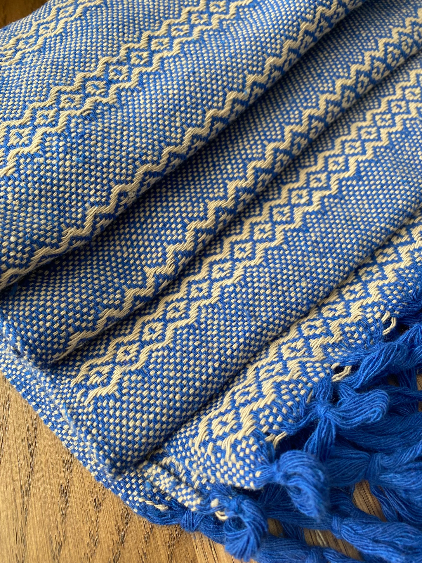 Mexican Rebozo Shawl - Peaceful Thinking - Lola My Love