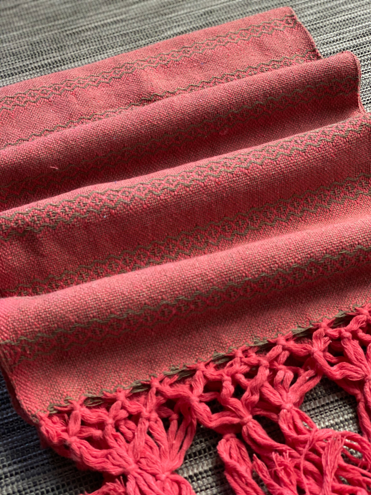 Mexican Rebozo Shawl - Mamey Sorbet-Lola My Love