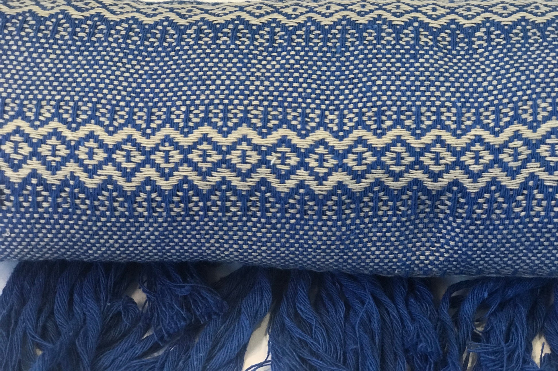 Mexican Rebozo Shawl - Peaceful Thinking - Lola My Love