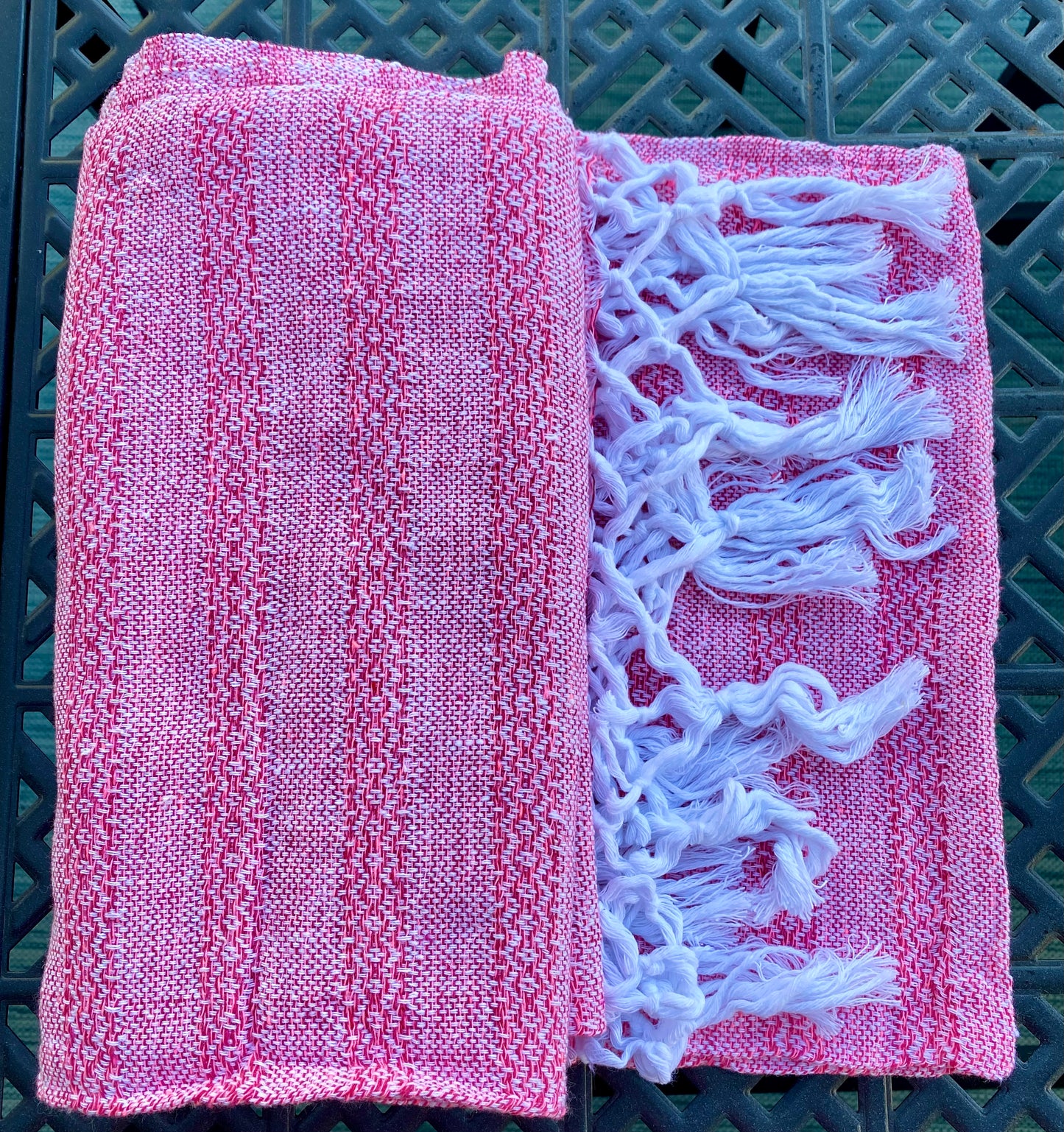 Mexican Cotton Rebozo & Baby Wrap - Pink Ice Cream
