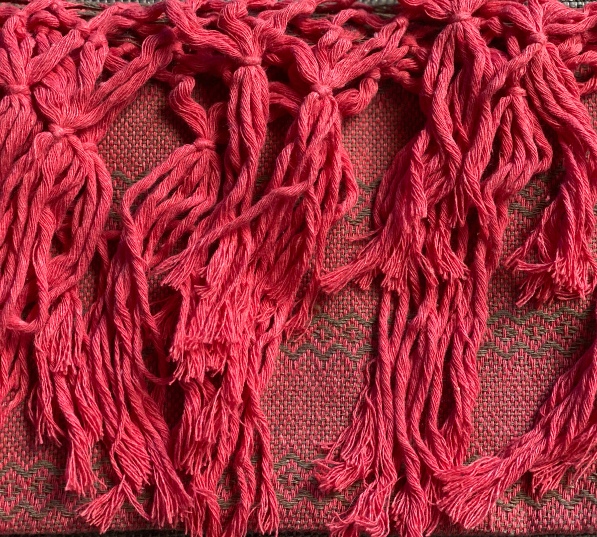 Mexican Rebozo Shawl - Mamey Sorbet-Lola My Love