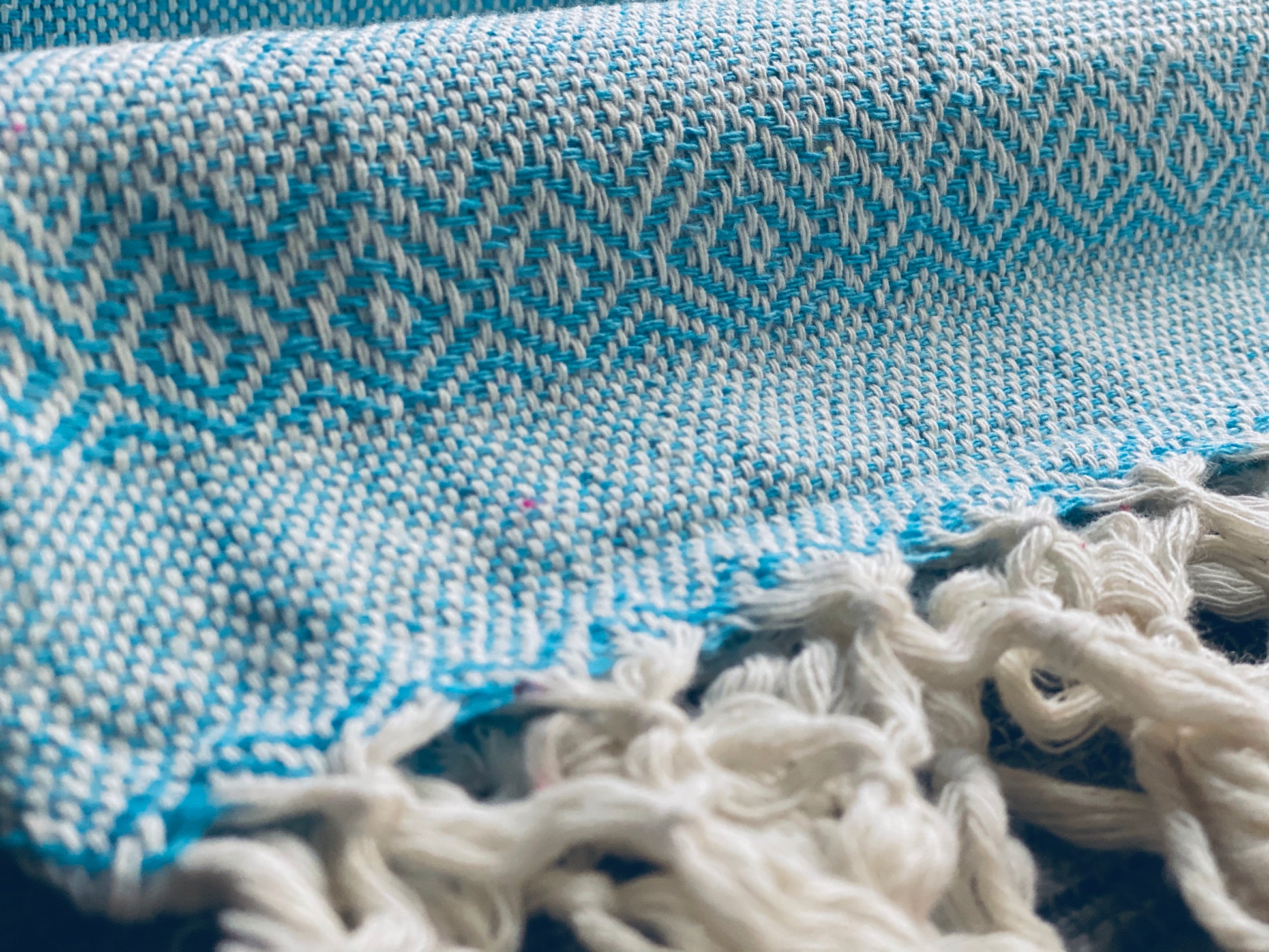 Mexican Rebozo Shawl - Blue Bliss - Rebozo Shop Lola My Love