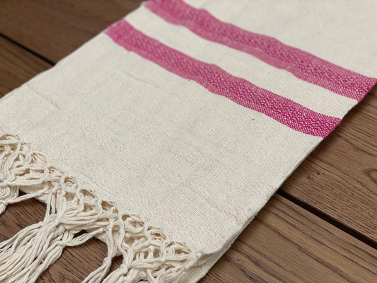 Mexican Motif Rebozo Shawl - Frosty Raspberry Rebozo Shop Lola My Love