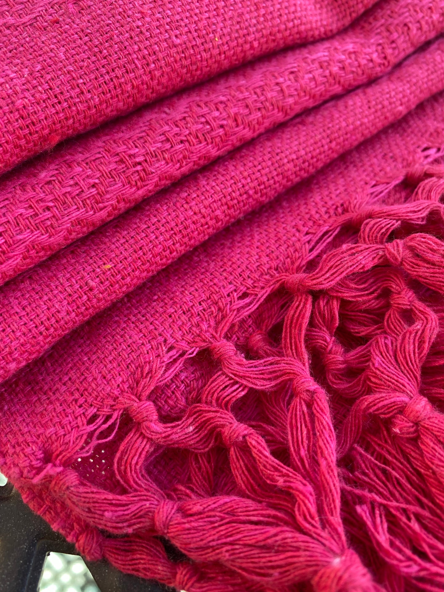 Mexican Rebozo Shawl - Sweet Pink - Lola My Love