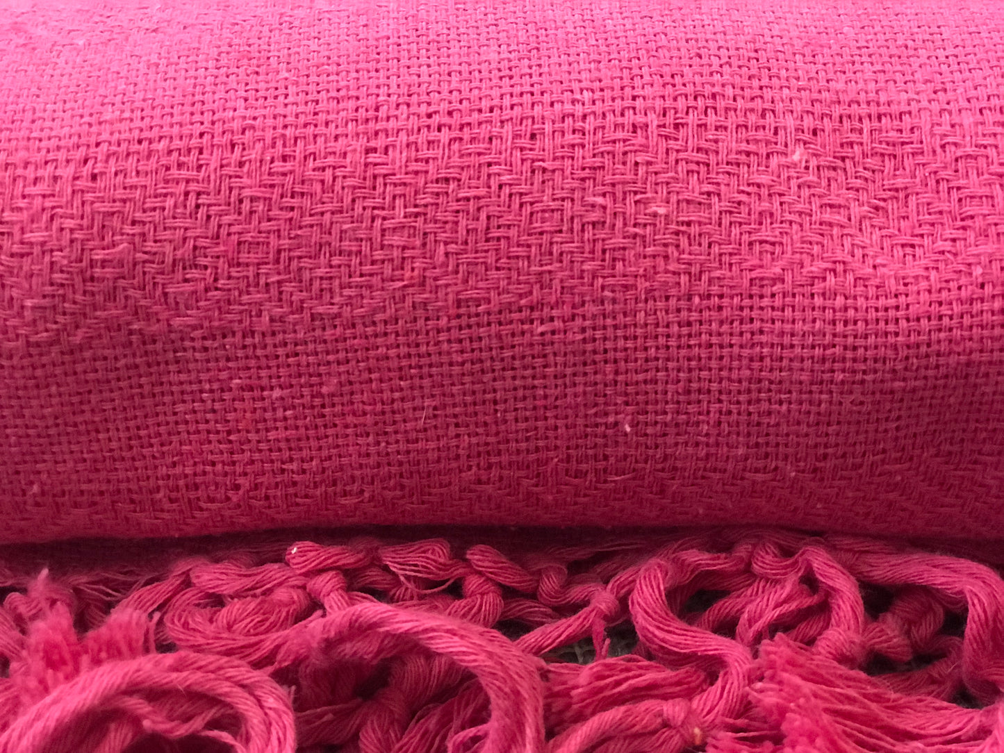 Mexican Rebozo Shawl - Sweet Pink - Lola My Love