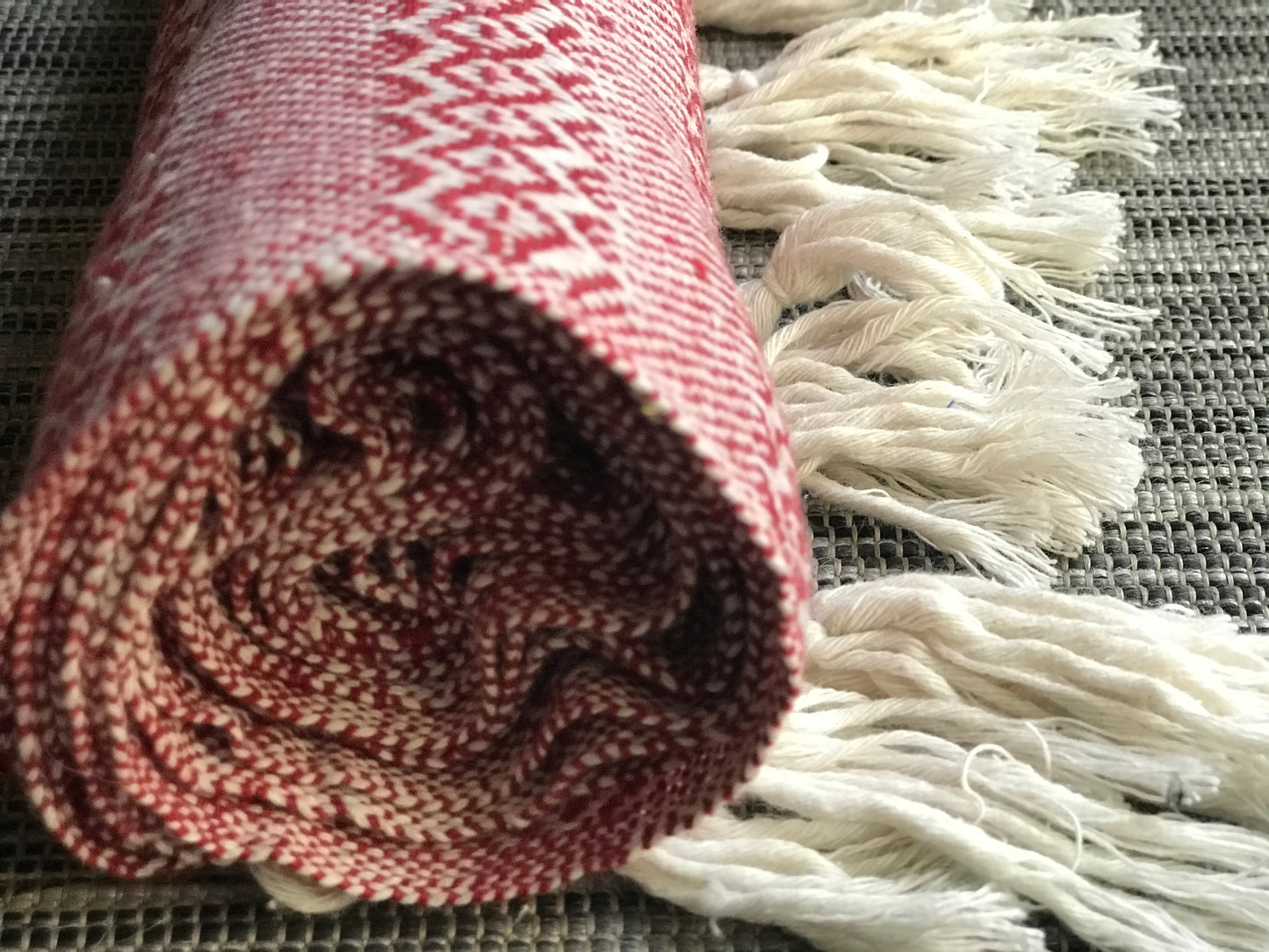 UNIQUE PIECE Mexican Rebozo Shawl - Terracotta My Love - Lola My Love