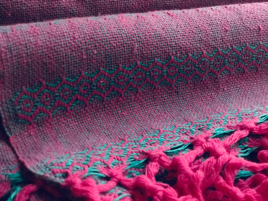 Mexican Rebozo Shawl - Bright & Colorful - Lola My Love