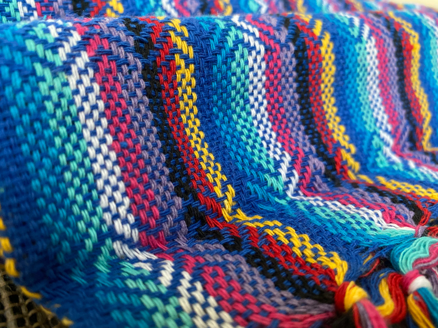 Mexican Rebozo Shawl - Heaven Rainbow - Rebozo Shop Lola My Love