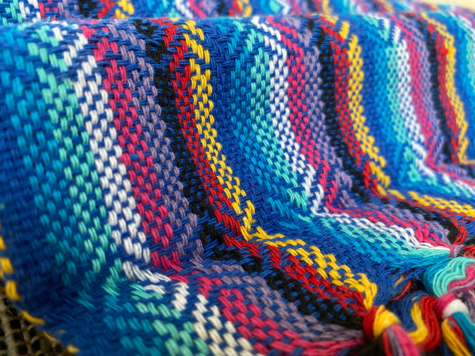Mexican Rebozo Shawl - Heaven Rainbow - Rebozo Shop Lola My Love