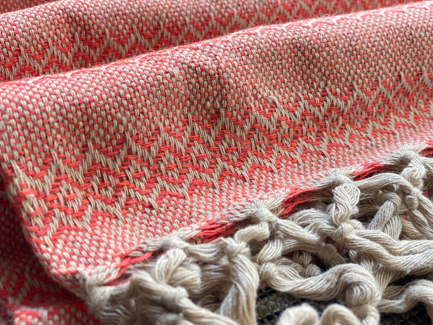 Mexican Rebozo Shawl - Orange Yute - Rebozo Shop Lola My Love