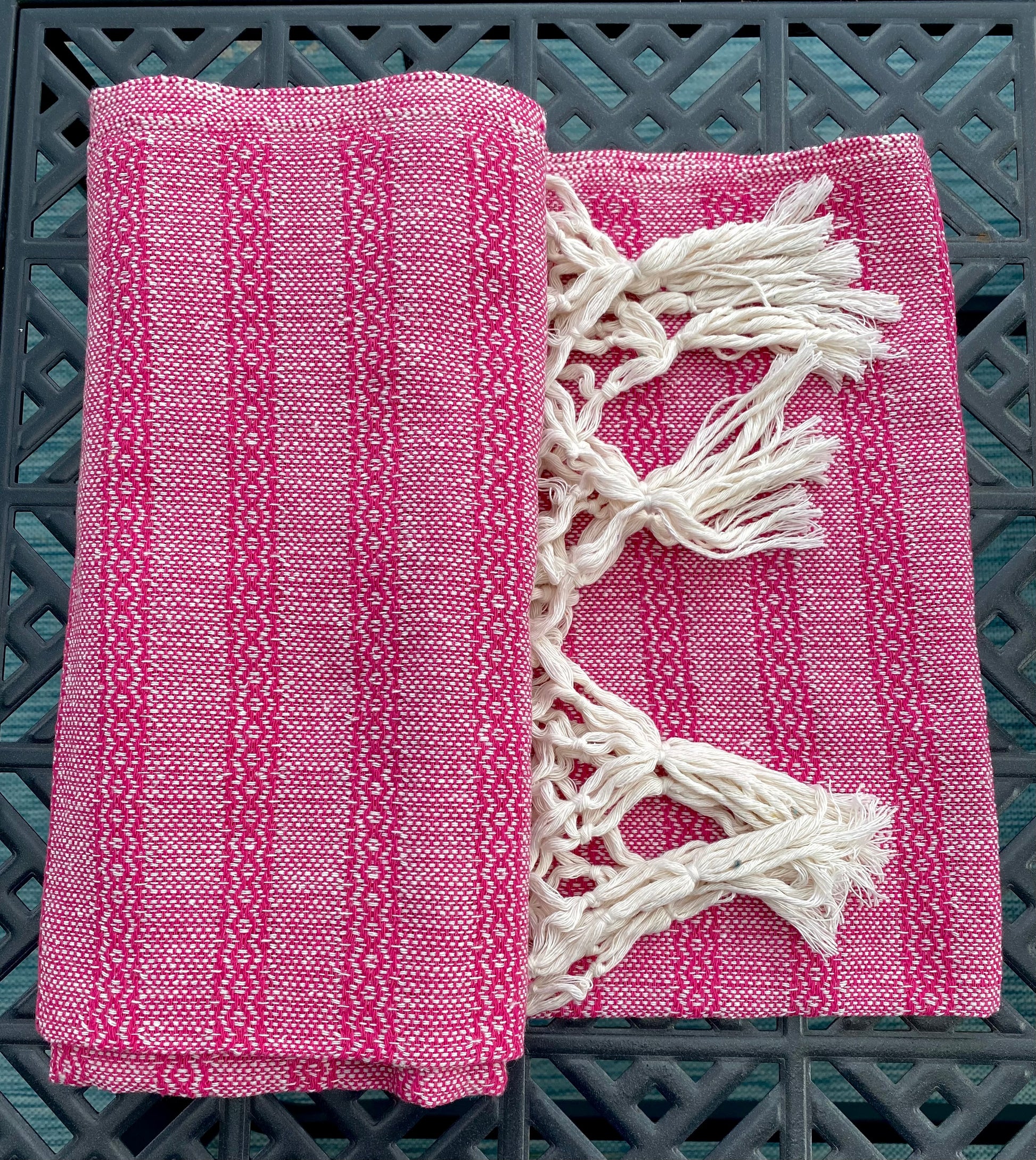 Mexican Rebozo Shawl - Strawberry Smoothie - Rebozo Shop Lola My Love