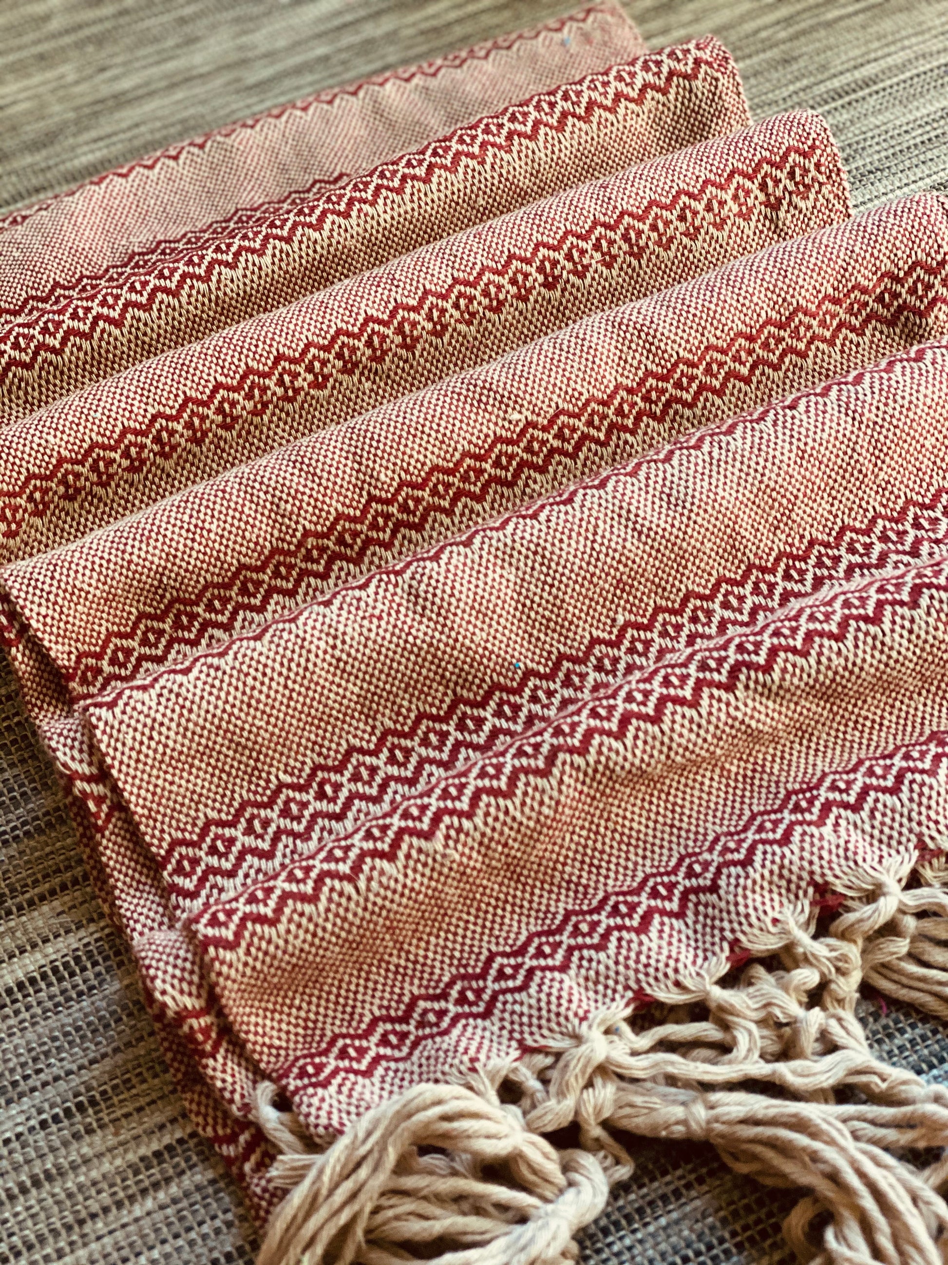 Mexican Rebozo Shawl - Terracota Yute Mexicano - Rebozo Shop Lola My Love