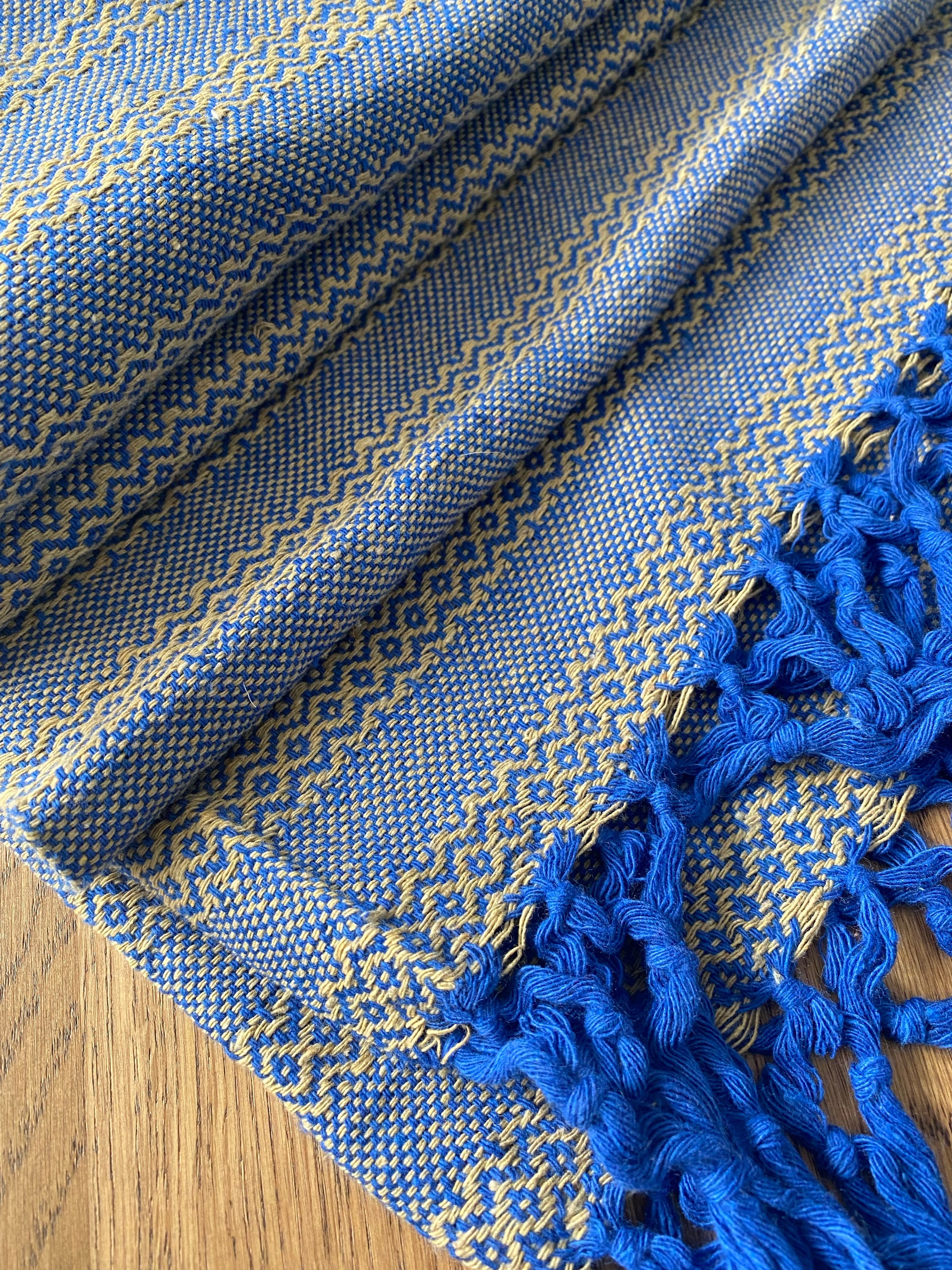 Mexican Rebozo Shawl - Peaceful Thinking - Lola My Love