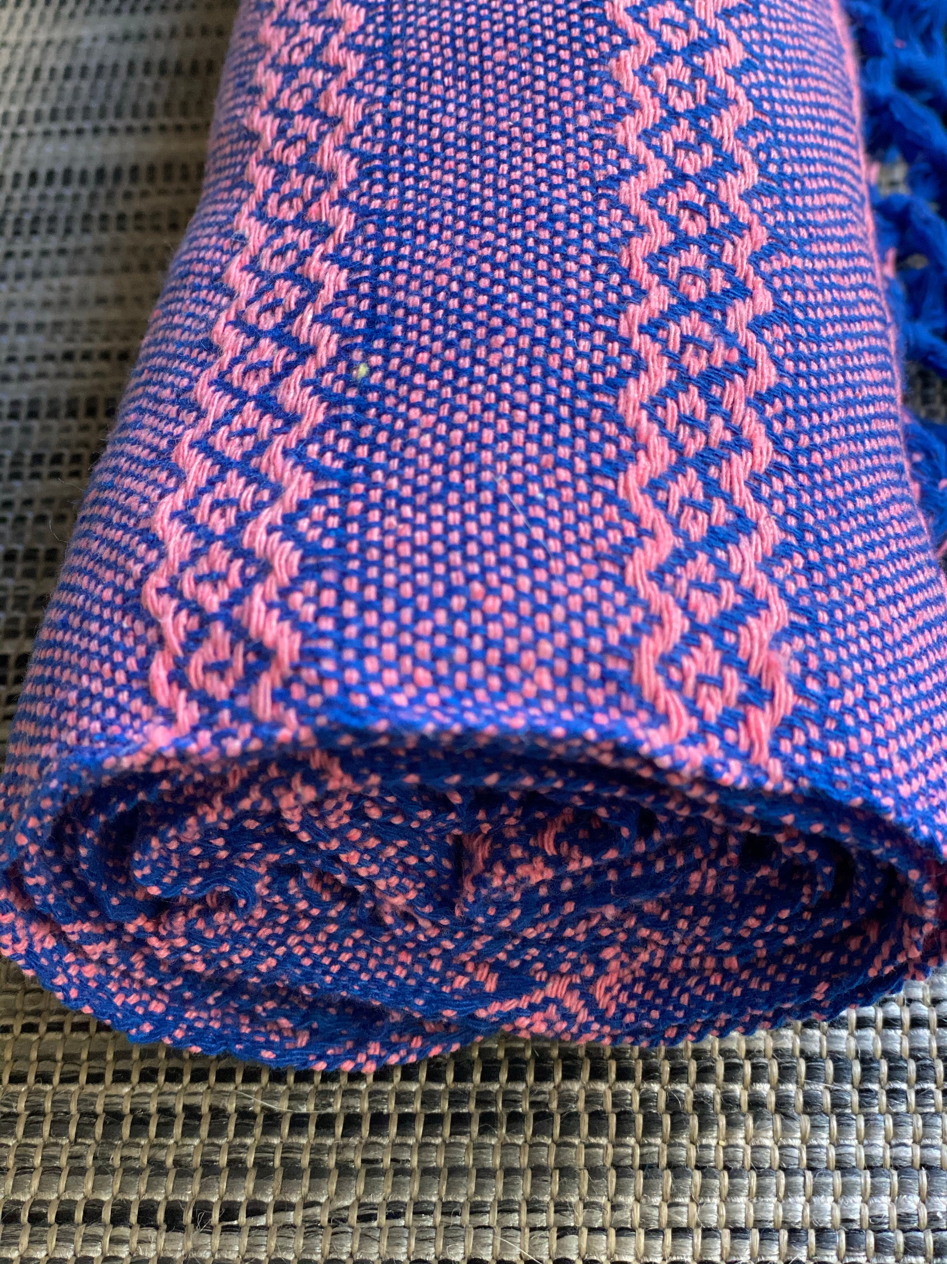 Mexican Rebozo Shawl - Ocean Rose - Rebozo Shop Lola My Love