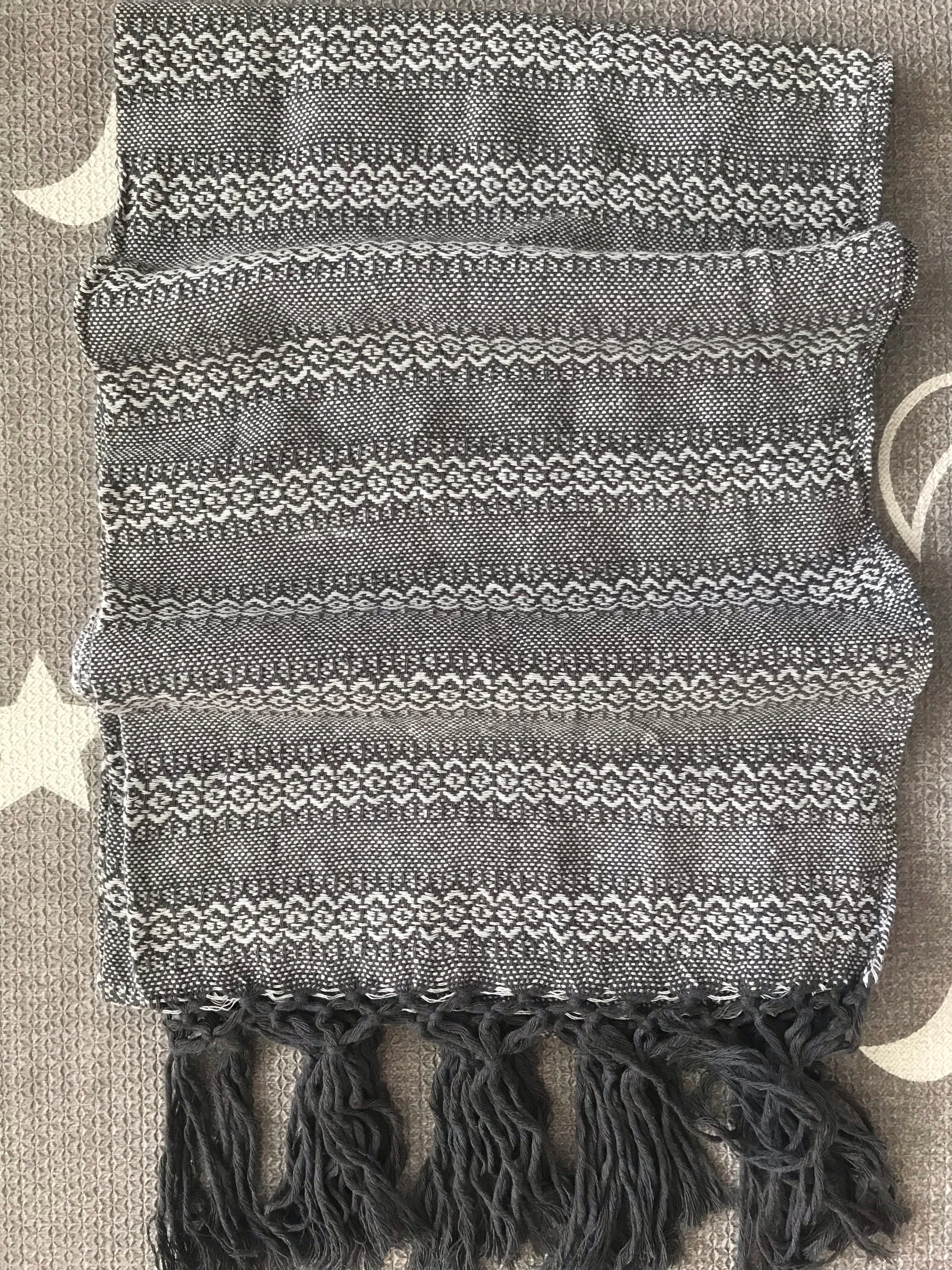 Mexican Rebozo Shawl - Frost - Lola My Love