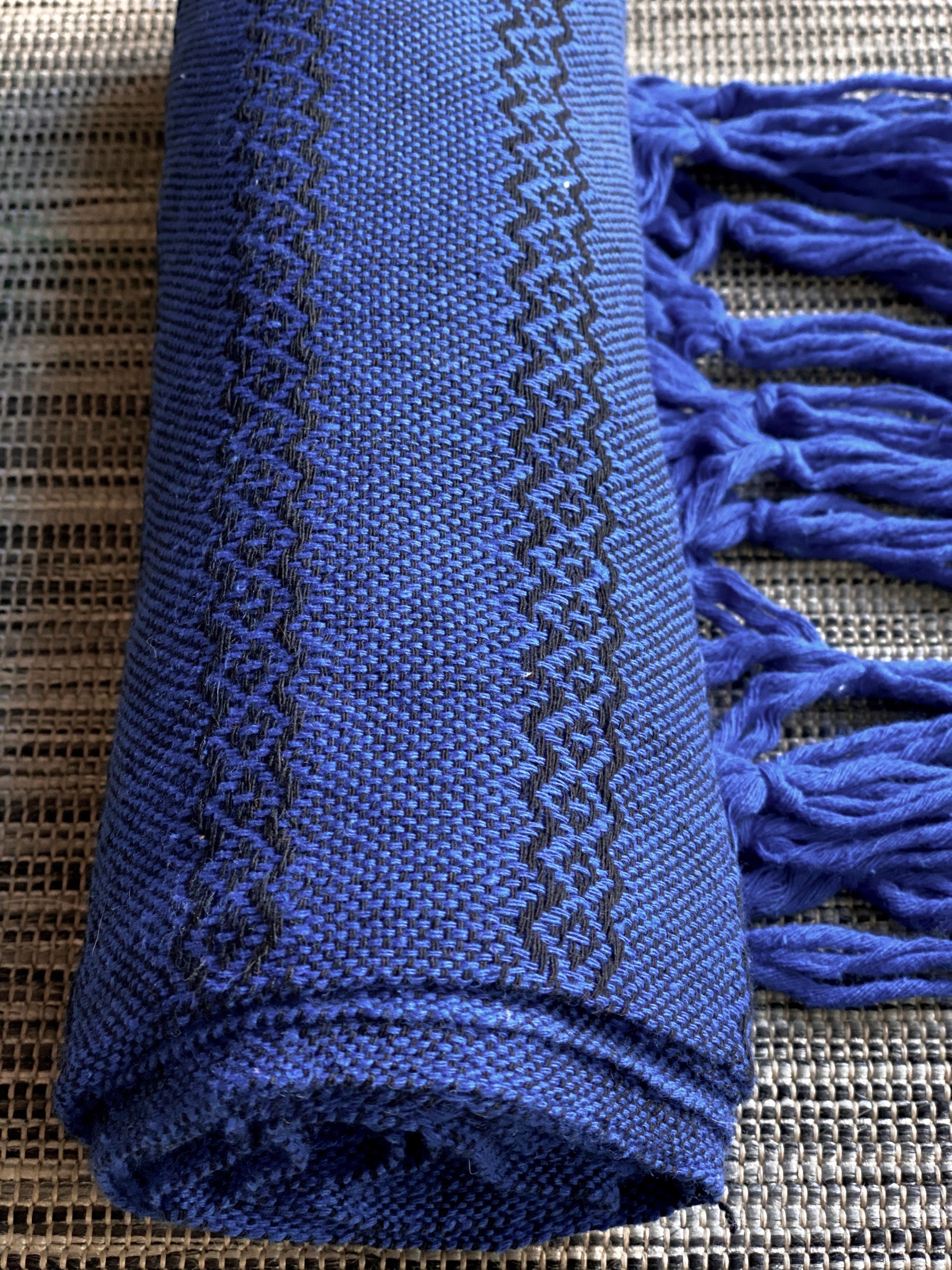 Mexican Rebozo Shawl - Blue Kiss - Rebozo Shop Lola My Love