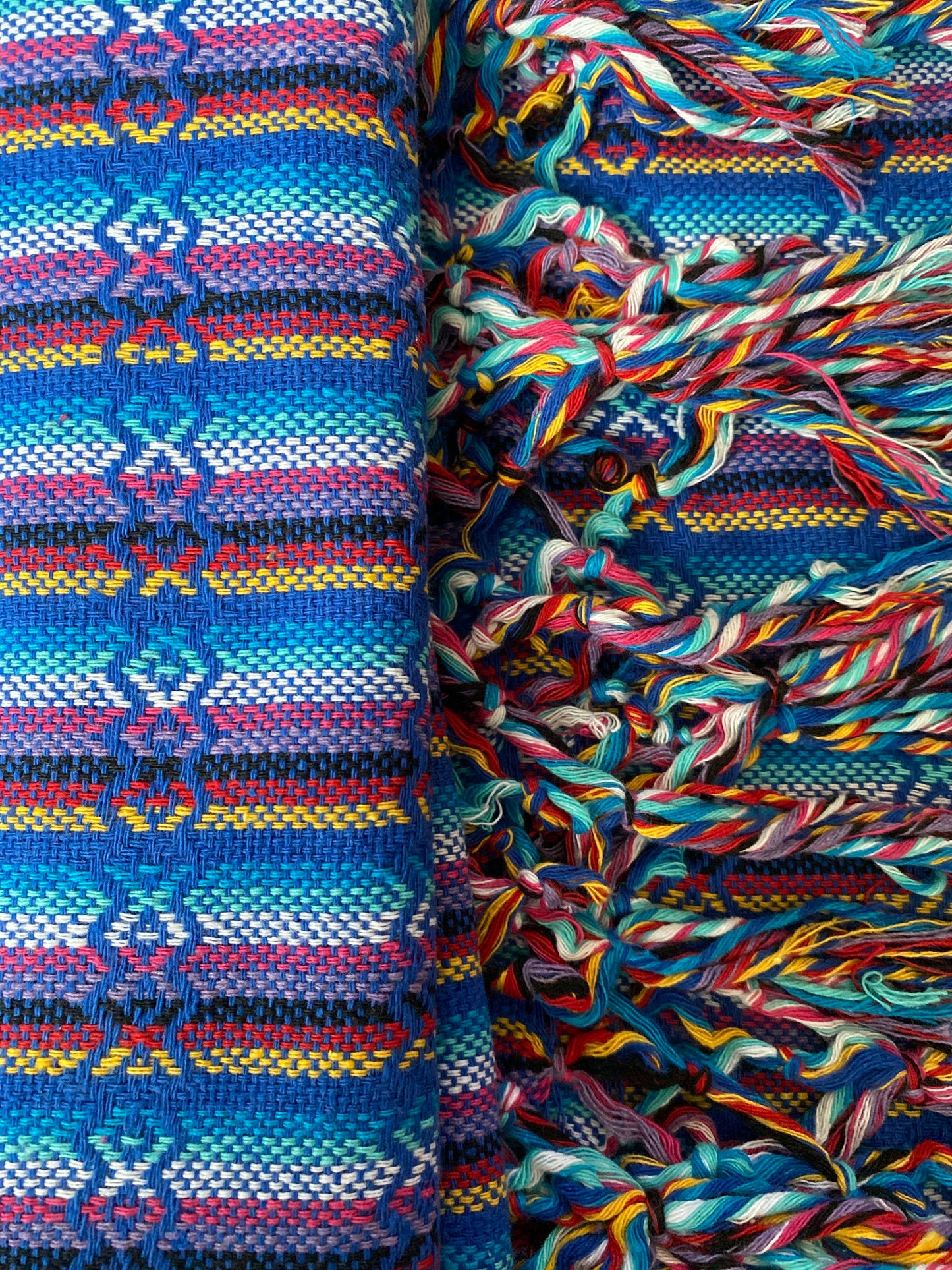 Mexican Rebozo Shawl - Heaven Rainbow - Rebozo Shop Lola My Love